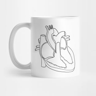  Anatomy heart Mug